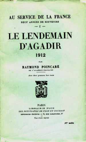 Au Service de la France T1 (R. Poincar 1929 - Ed. 1929)